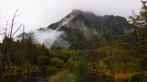 岳沢湿原からの六百山