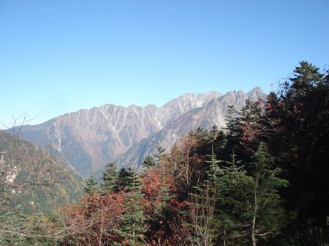 徳本峠からの風景