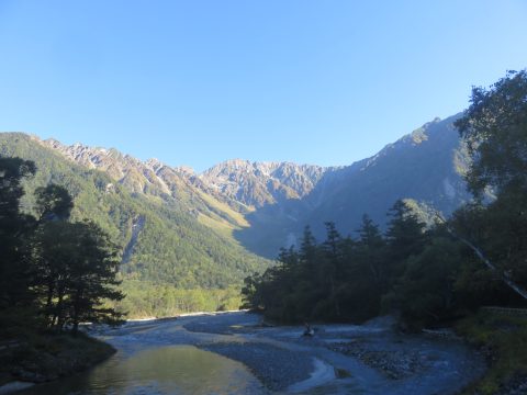 9月下旬・上高地から穂高連峰