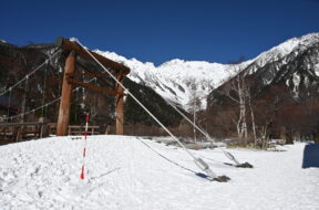 冬の上高地をライブカメラで楽しもう！