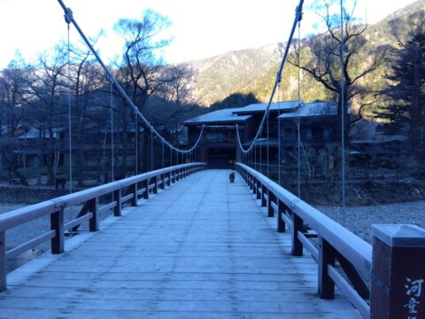 河童橋とサル