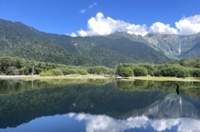 【夏の上高地観光】上高地から眺める涼しげな山々の絶景