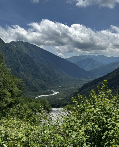 乗鞍岳と上高地