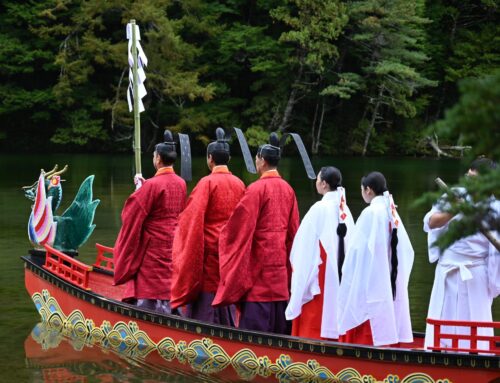 【秋の上高地】明神池「御船祭り」が執り行われました