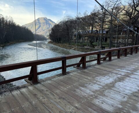 河童橋と焼岳