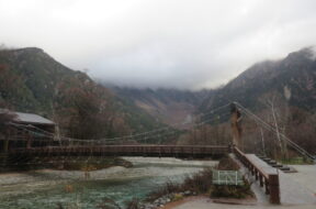 【閉山後の上高地】本日、スタッフが下山しました