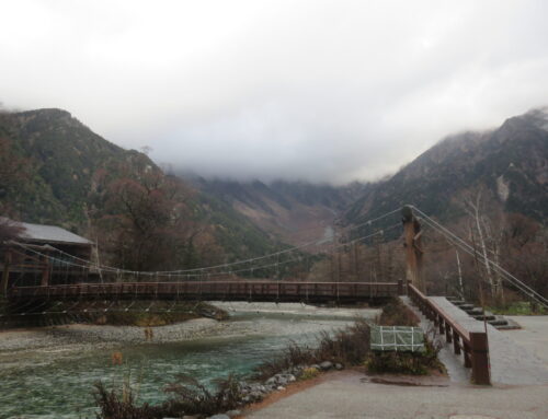 【閉山後の上高地】本日、スタッフが下山しました