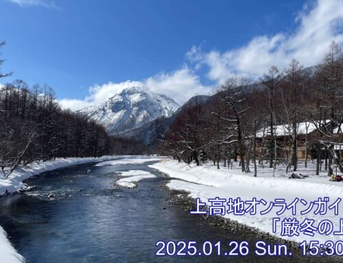 上高地オンラインガイドツアー【冬期】2024年度開催決定！