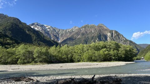 2024年5月29日の穂高連峰