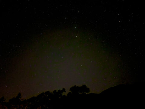 上高地で見る北斗七星