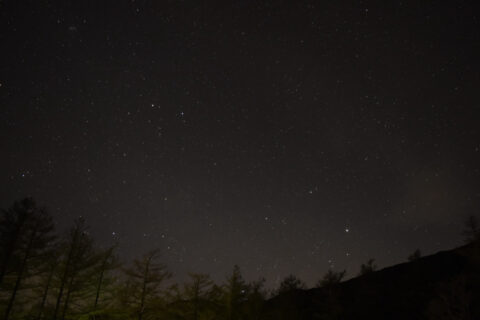 2024年5月の星空　ふたご座、ぎょしゃ座