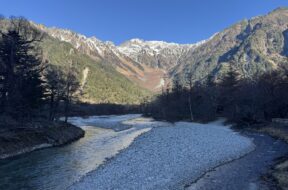 【冬の上高地】閉鎖後の上高地の様子【2025年11月17日】