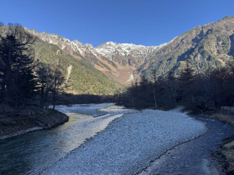 2025年11月17日撮影 穂高連峰