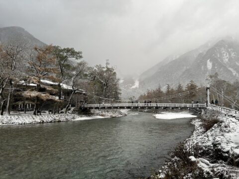 11月3日　朝の河童橋