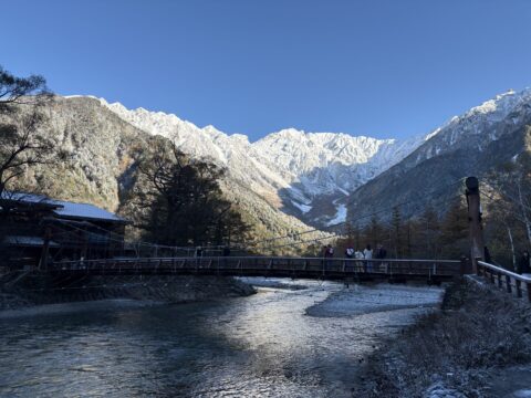 11月の穂高連峰