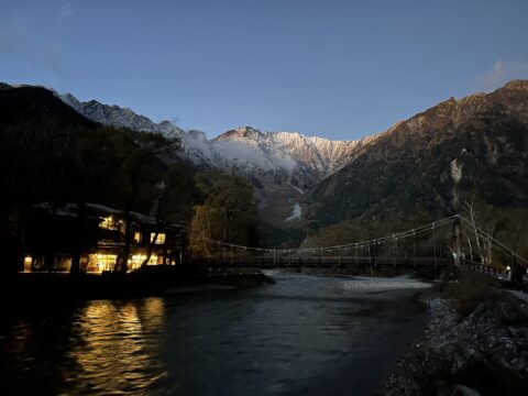 2025年10月28日 穂高連峰初冠雪