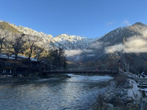 11月の穂高連峰