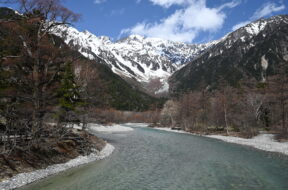 開山前の上高地｜明神エリアの雪の様子をお届けします
