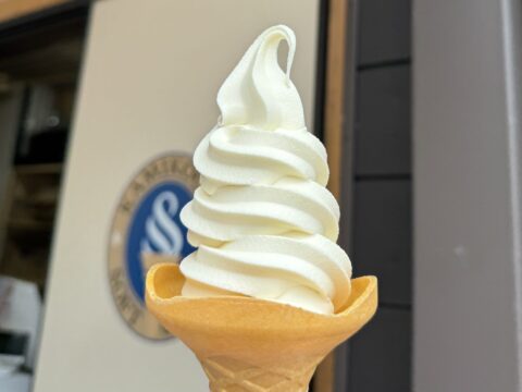 上高地のおみやげや　アイスクリーム